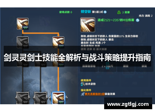 剑灵灵剑士技能全解析与战斗策略提升指南
